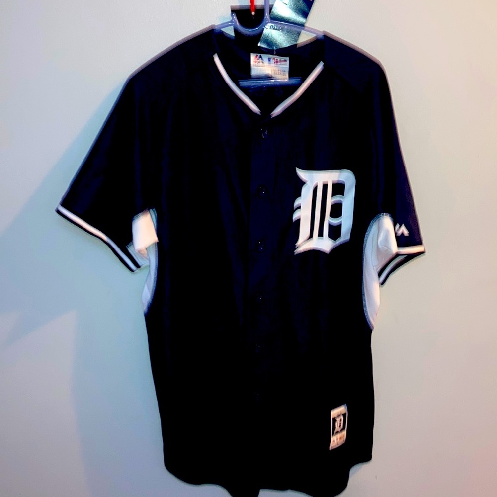 Majestic Detroit tigers cool base authentic jersey size 44 brand new with tags